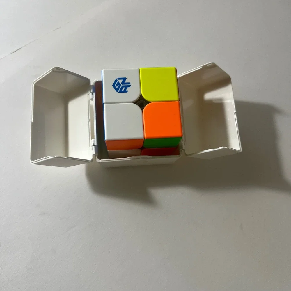 Gan 251 M Pro 2 x 2 Magnetic Speed Cube Puzzle Stickerless w Case New